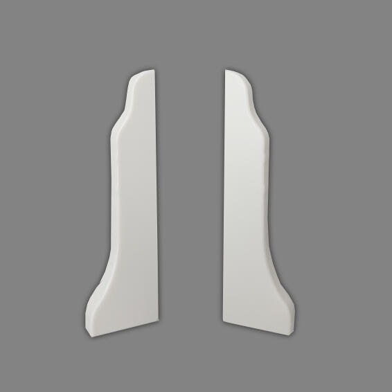 PVC Left/Right End White 95mm