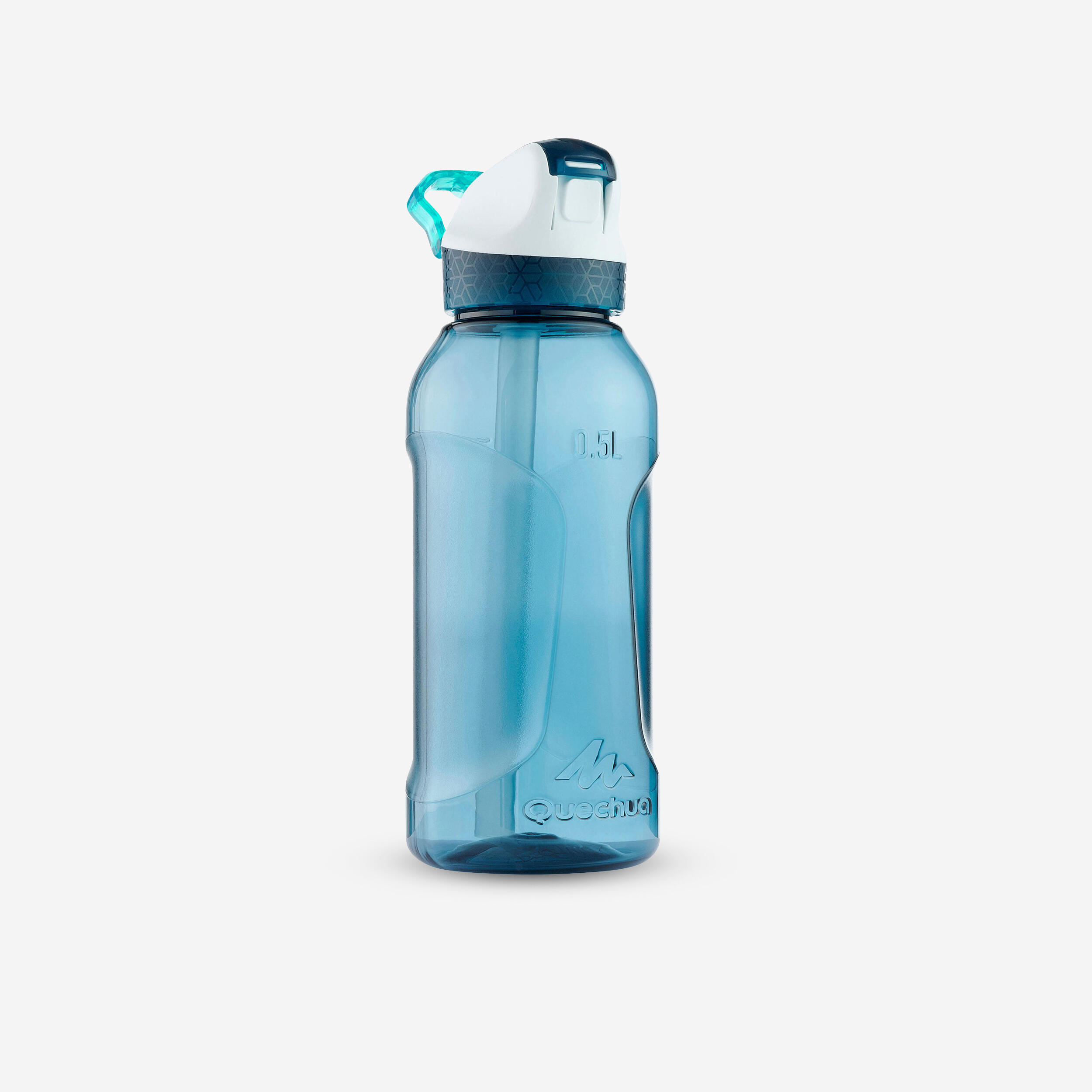 0.5 L Kids Ecozen Water Flask 500 with instant cap, pipette & straw for hiking