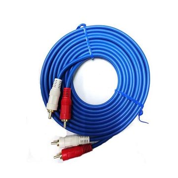 Geeko 5m 2 X Cinch RCA Male Audio Cable