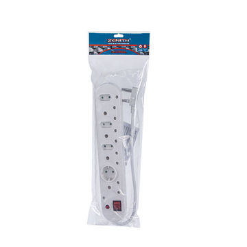 Multiplug - Surge Protector - White - 4x16amp - 4x5amp