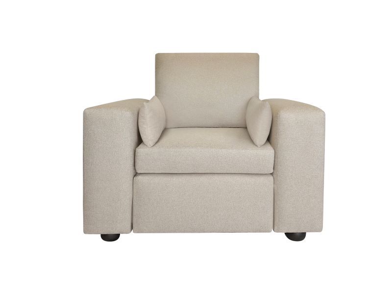 Couch in a Box 1 Seater Square Arm Sofa