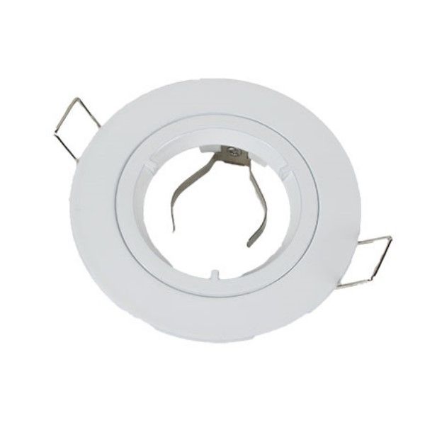 White  Zinc Alloy Fixed Downlight