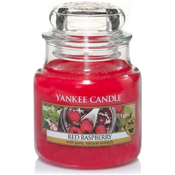 Yankee Candle Red Raspberry Small Jar Retail Box No