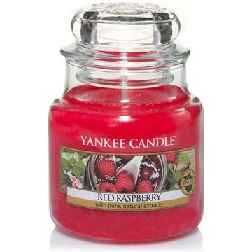Yankee Candle Red Raspberry Small Jar Retail Box No