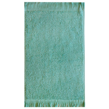 Bunty's Plush 380 GSM Terry Fringe Guest Towel - Harbor Gray(1pc pack)