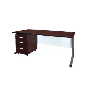 MaqelepoFurn - Cylo Office Desk With Steel Legs