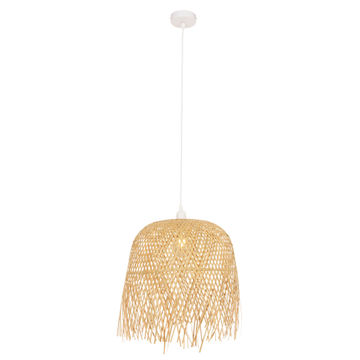 Scarlet 450 Pendant Nature Woven Bamboo E27 1X60W