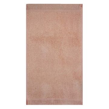 Bunty's Plush 380 GSM Terry Fringe Guest Towel - English Rose(1pc pack)