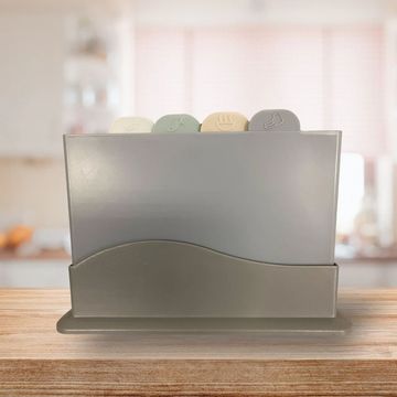 Cutting board set with Stand - Fine Living