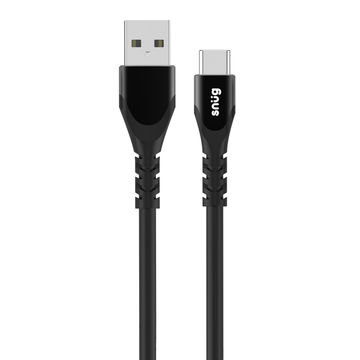 Snug USB To Typc Silicone Cable 1.2M-Black