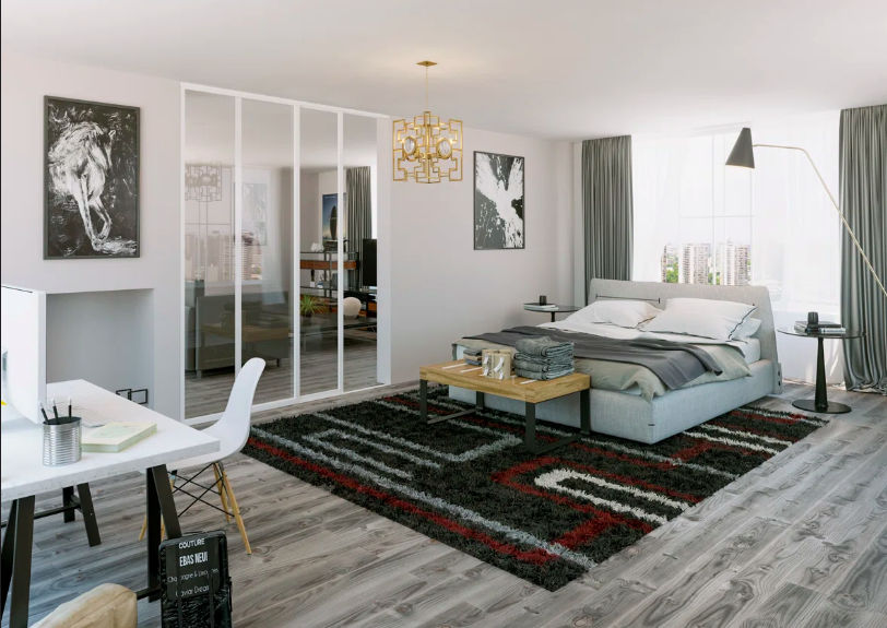 GreenLine Interiors Aluminium White sliding door 2 panel sliding W5400MM x H2100MM