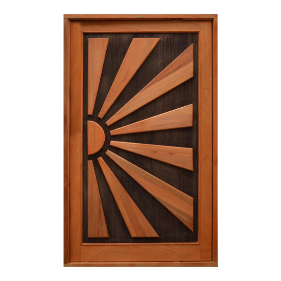 Entry Door Engineered Wood with Hardwood Veneer with Frame (prehung) Kalahari Winster Pivot Right Hand Opening-w1290xh2115mm