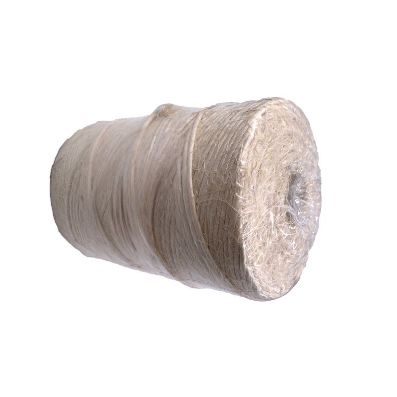 Sisal Twine Dry Rope Nat Off White 1 PLY 2Kg