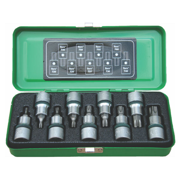 Micro-Tec - Sockets 1/2" Torx T20-T60 9Pc