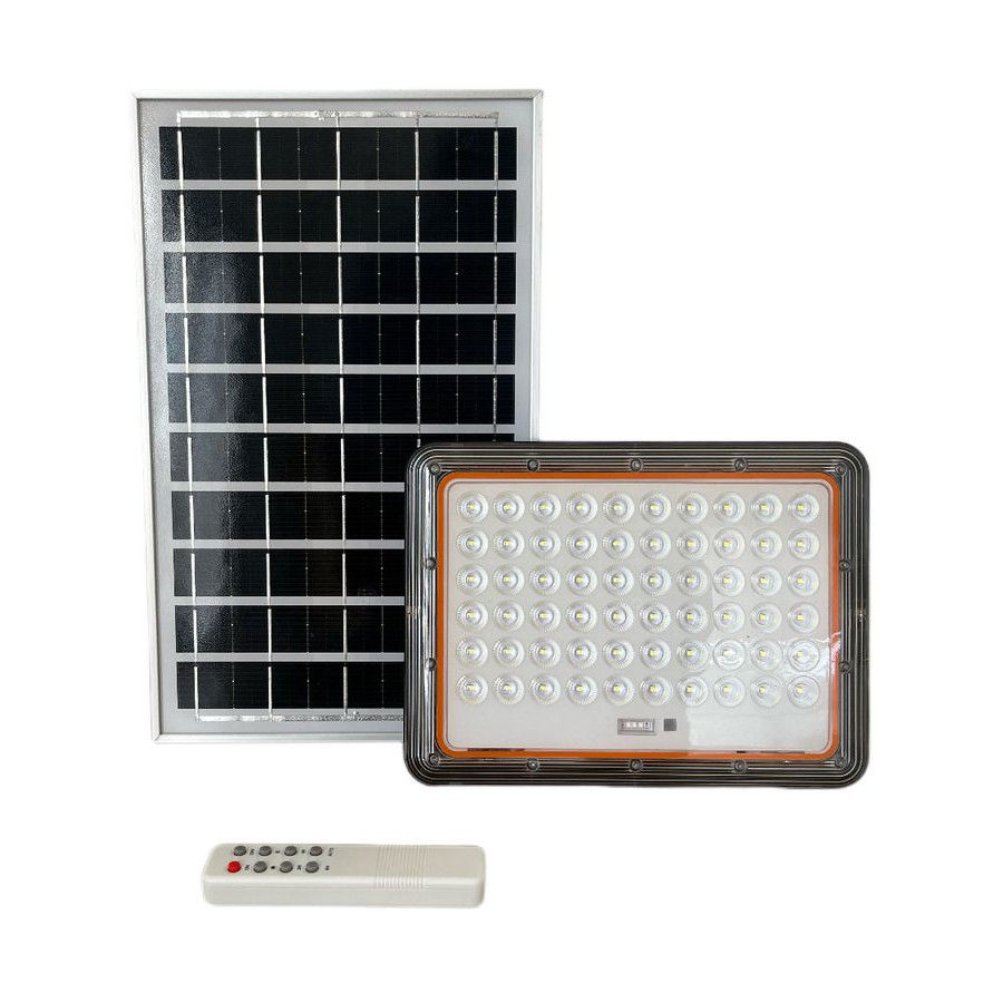 100W Solar Flood Light with Solar Panel