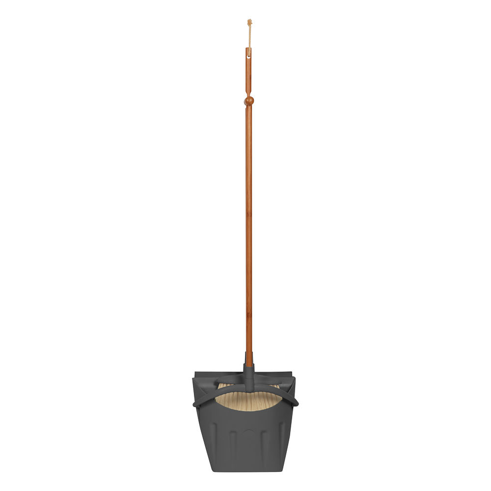Legend Bamboo handle broom & dustpan