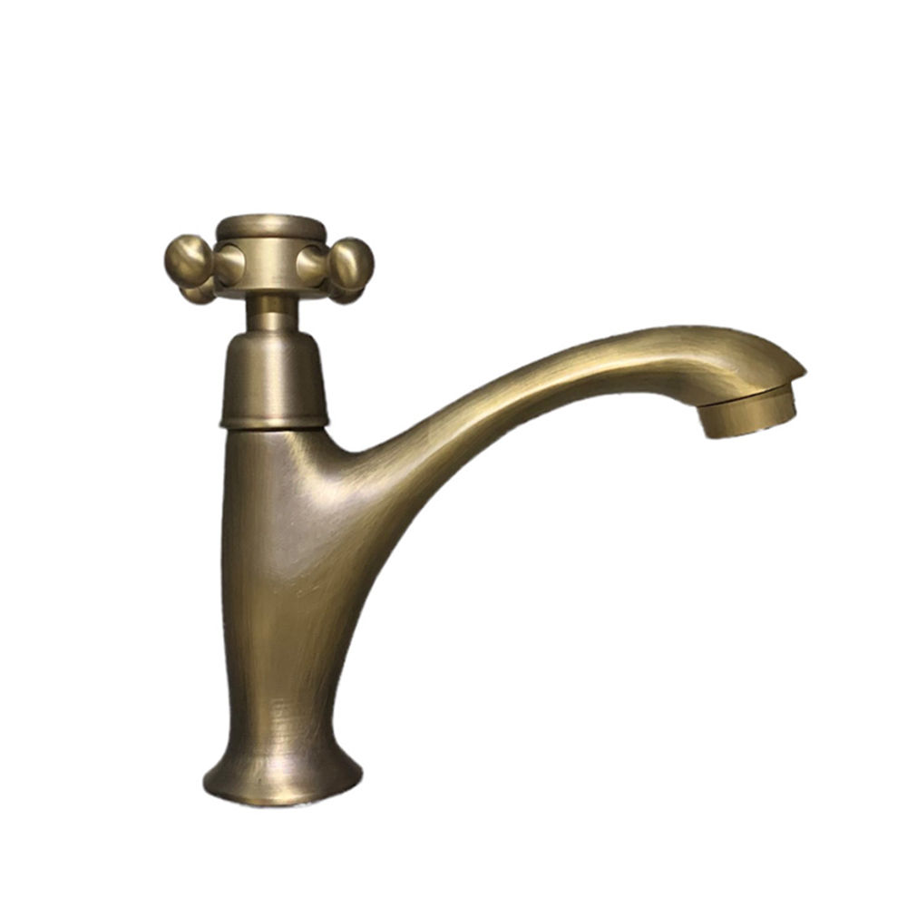 TTB017- Brass deck mounted pillar tap
