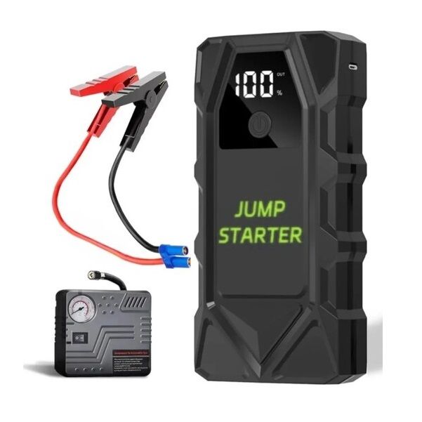 2000Amp Peak Jump Starter Kit with Tyre Compressor (12V)