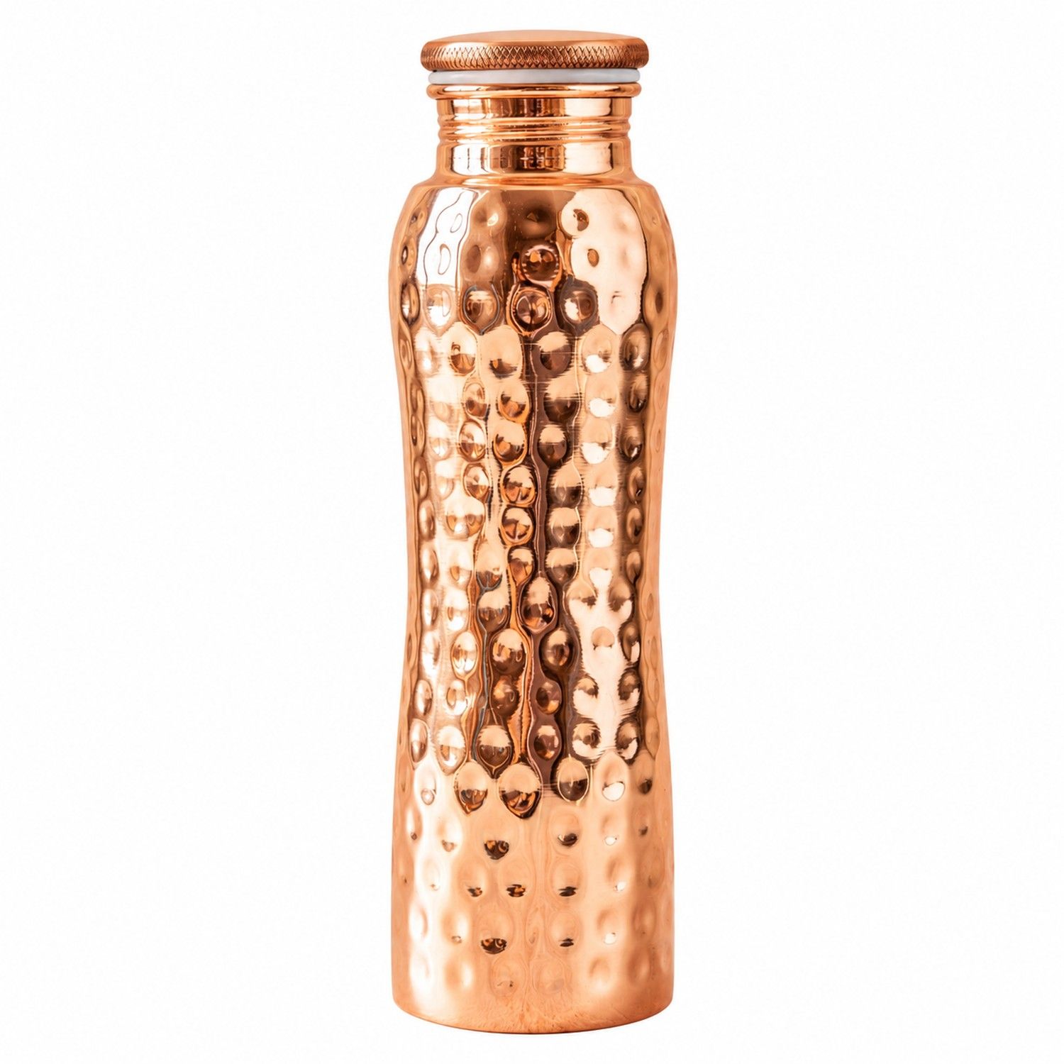 Forrest & Love Hammered Curve Copper Bottle, 600 ml
