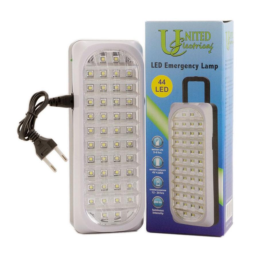 United Emergency Light Rechargeable 44 Led- 2 Pack
