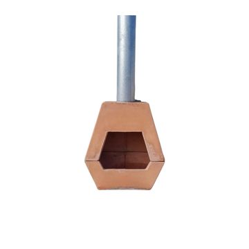 Concrete Fireplace Indoor/Outdoor Terracotta 60x55x30cm