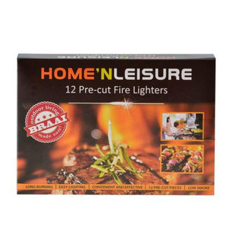 Long Burning Fire Lighters 12 Pieces Per Box (Pack of 24)