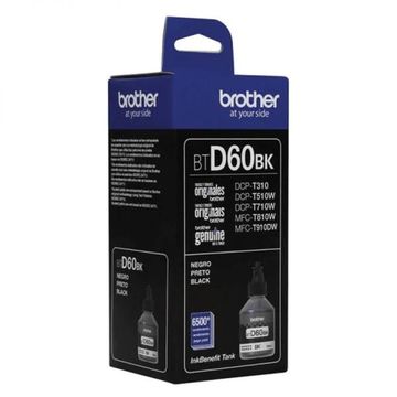 Brother Btd60Bk Black High Yield Printer Refill Ink Bottle - Original Single-Pack