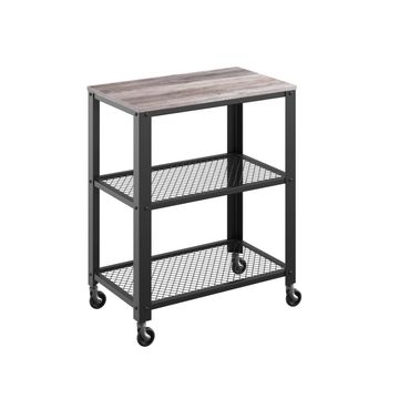 Bragg London Kitchen Storage Trolley, Greige