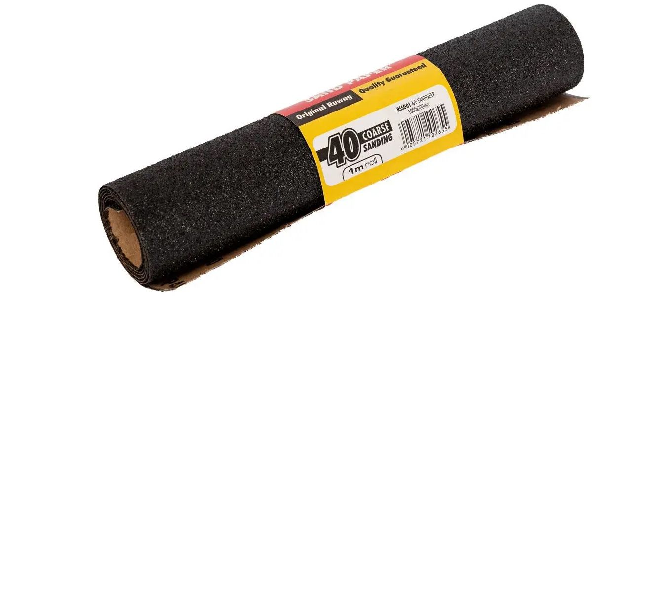 Ruwag All Purpose Sandpaper, 1m x 300mm, P40 (4 pack) BY WOODLY