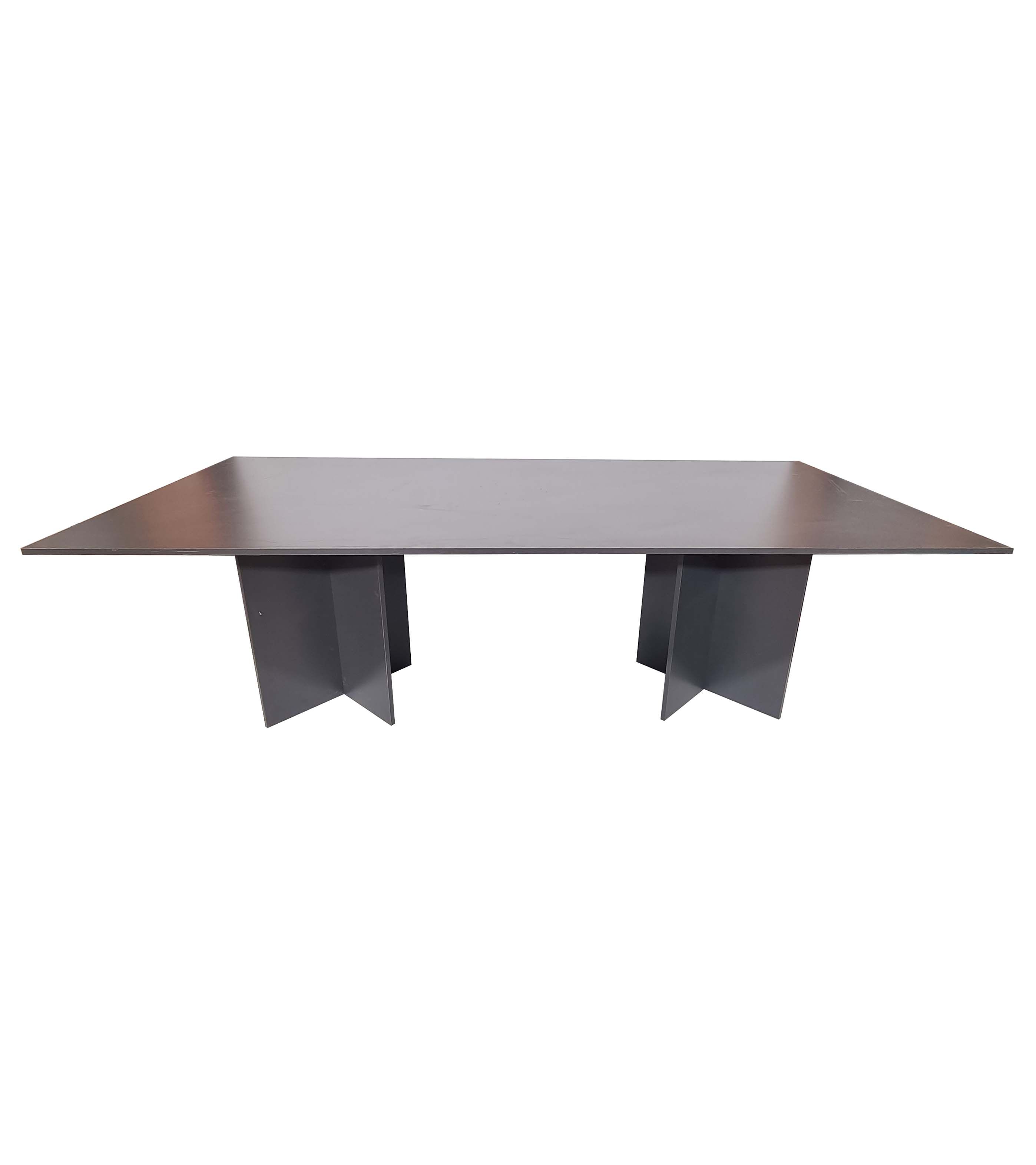 Cardiff Conference Table - Square 240cm - Storm Grey