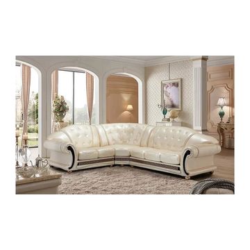 Botha West Genuine Leather Corner Couch