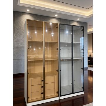 Gemini said Elegance Glass-Door Wardrobe Display Cabinet (One Unit)