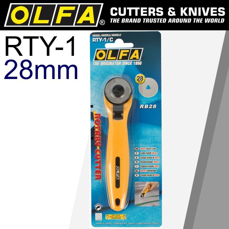 Olfa - Cutter - Rotary - 28mm - Model RTY-C1