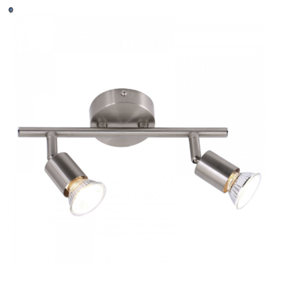 Polished Chrome and Matt Black Spotlight