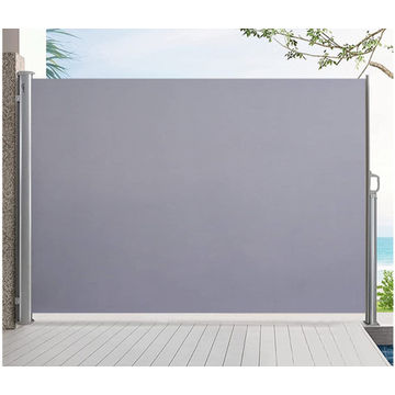 Retractable Wind & Privacy Single Sided Screen - GRAY
