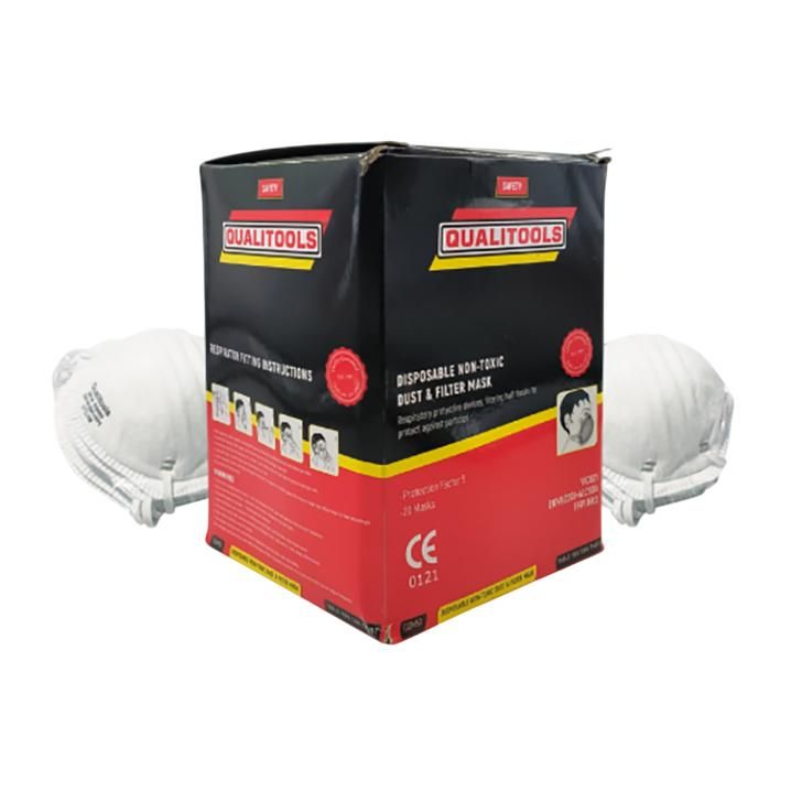 Dust Masks per Box 20 FFP1 (SABS Approved) 20/Box - 4 Pack