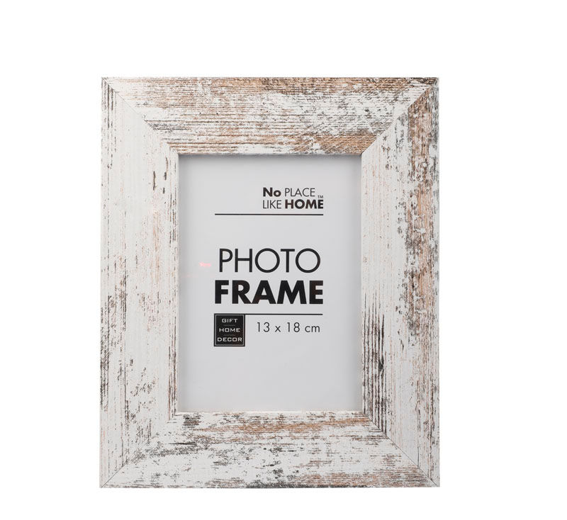Picture Frame - Distressed White - 13 cm x 18 cm - 2 Pack