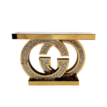 KC FURN-Mpho Gold Console Table