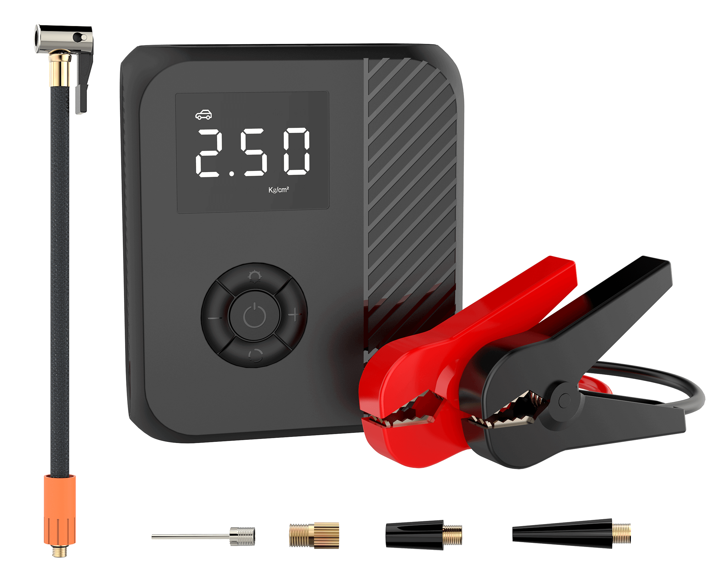 Rizzen 2000mAh Jump Starter & Air Pump with 12000mAh Powerbank