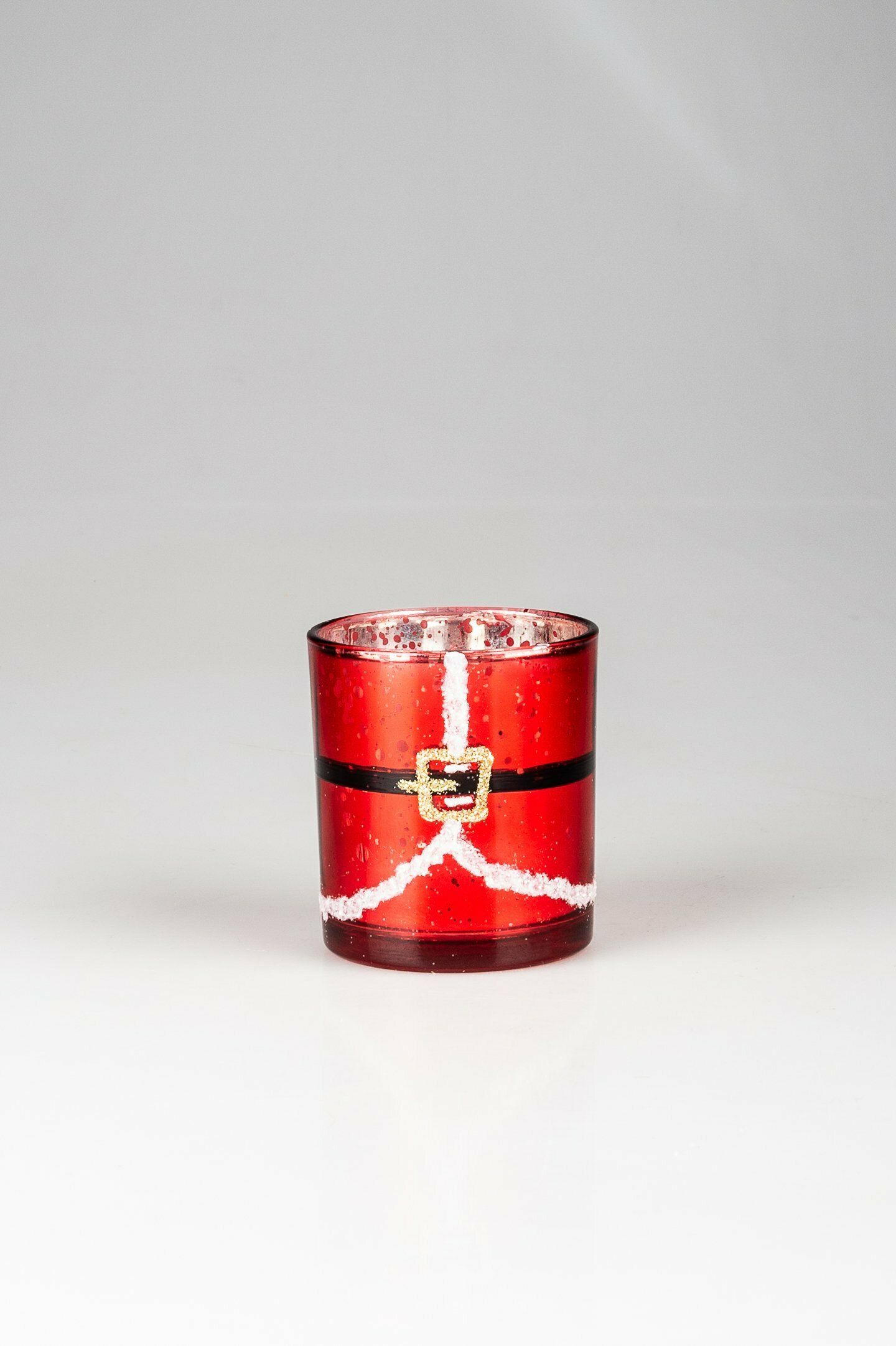 XMAS CYLINDER VASE 5.5CMX6.7CM
