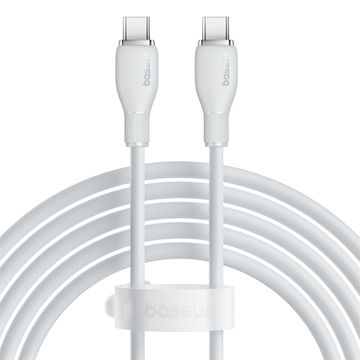 Baseus Pudding Series Fast Charging Cable Type-C to Type-C 100W 1.2m - Stellar White