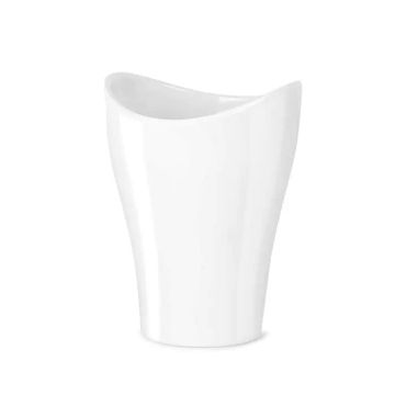Toothbrush Holder, Curvino Collection, Melamine, White