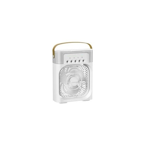 P4D Portable Air Cooling Fan With Humidifiers For Home&office A Silent Operation 3 Blade Table Fan (white, Pack of 1)