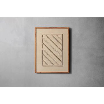 Kalina Wall Art – Textured Wooden Wall Décor with Organic Design