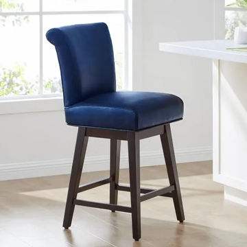 KC Furn-Noah Barstool (Navy Blue)