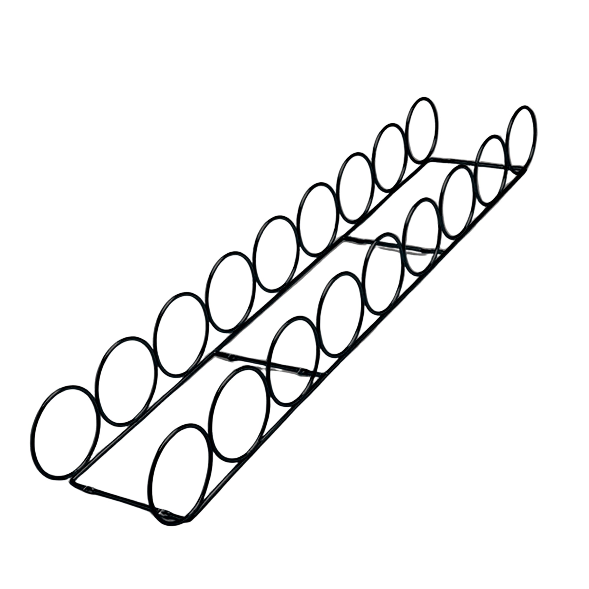 ROCO Wine Bottle Holder 9 Ring Matt Black