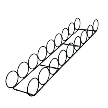 ROCO Wine Bottle Holder 9 Ring Matt Black