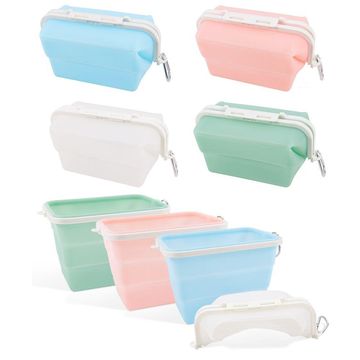 Silicone Foldable Food Storage Bag-Blue