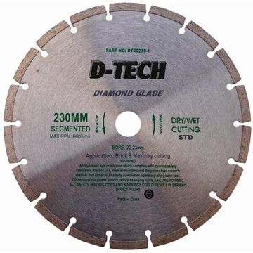 Diamond Blade Segmented Std. 230 X 22.23Mm