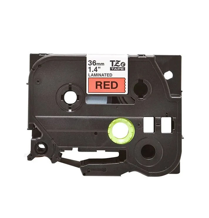 Brother TZE-461 Compatible Label Tape (Black On Red) 36mm x 8m